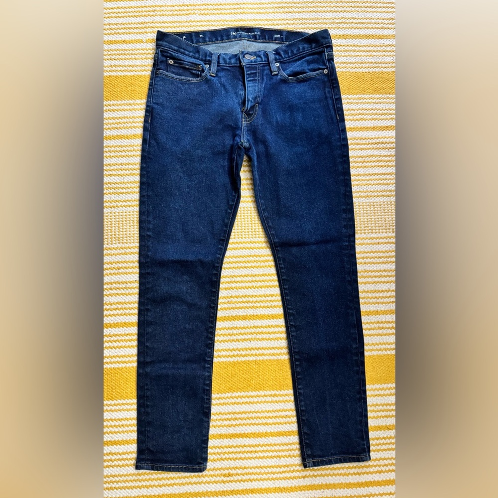 Men's Dark Blue Skinny Fit Jeans